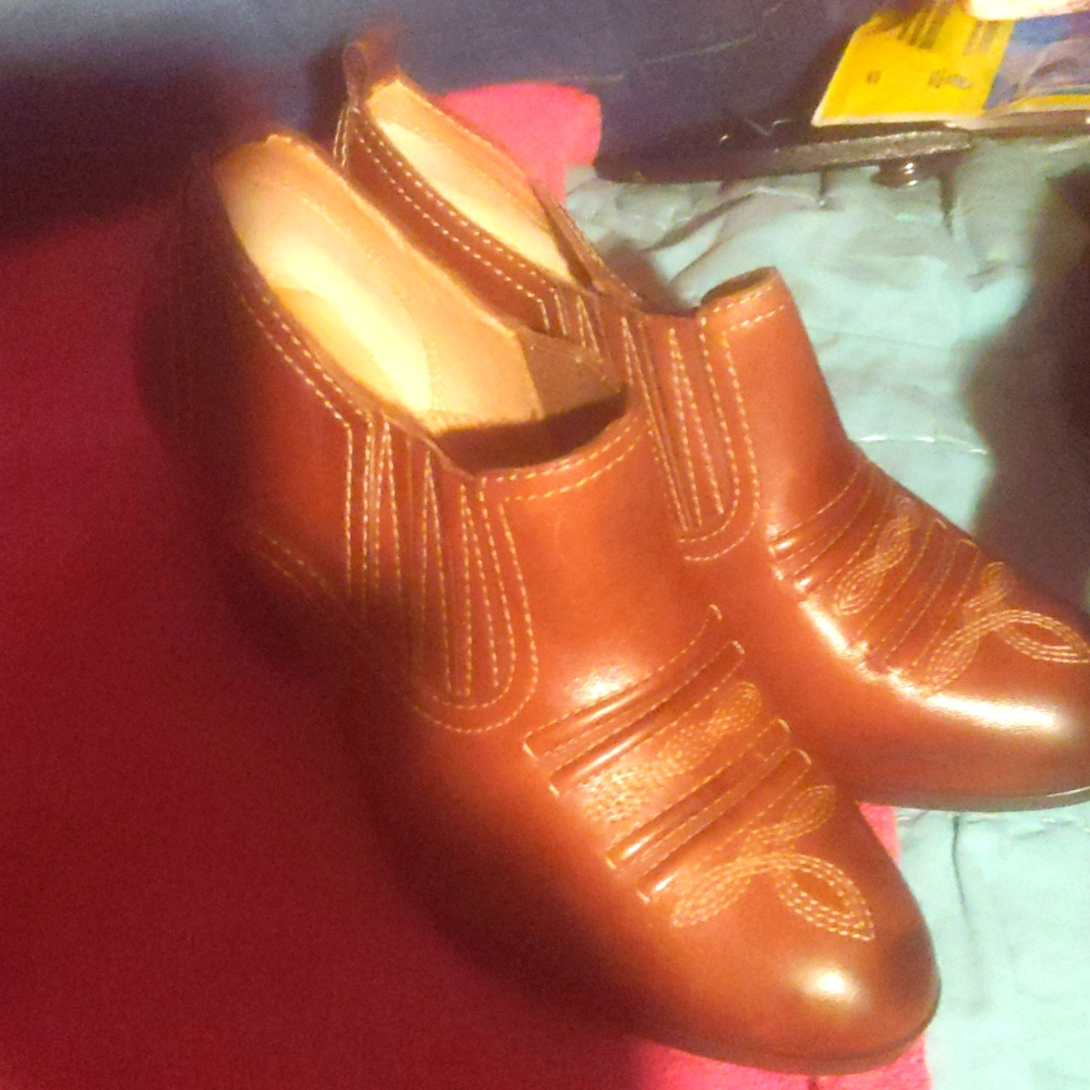 Geniune leather western booties